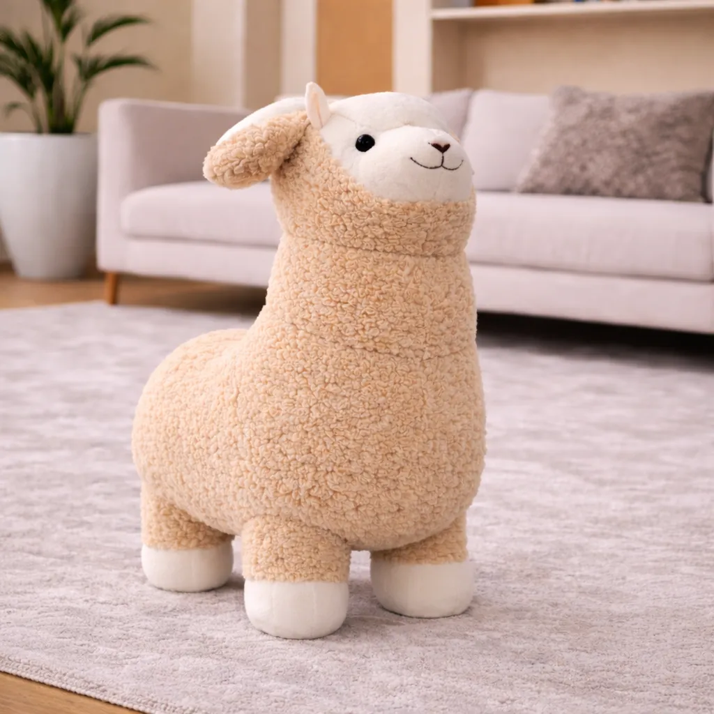 Soft and cozy alpaca plush.webp