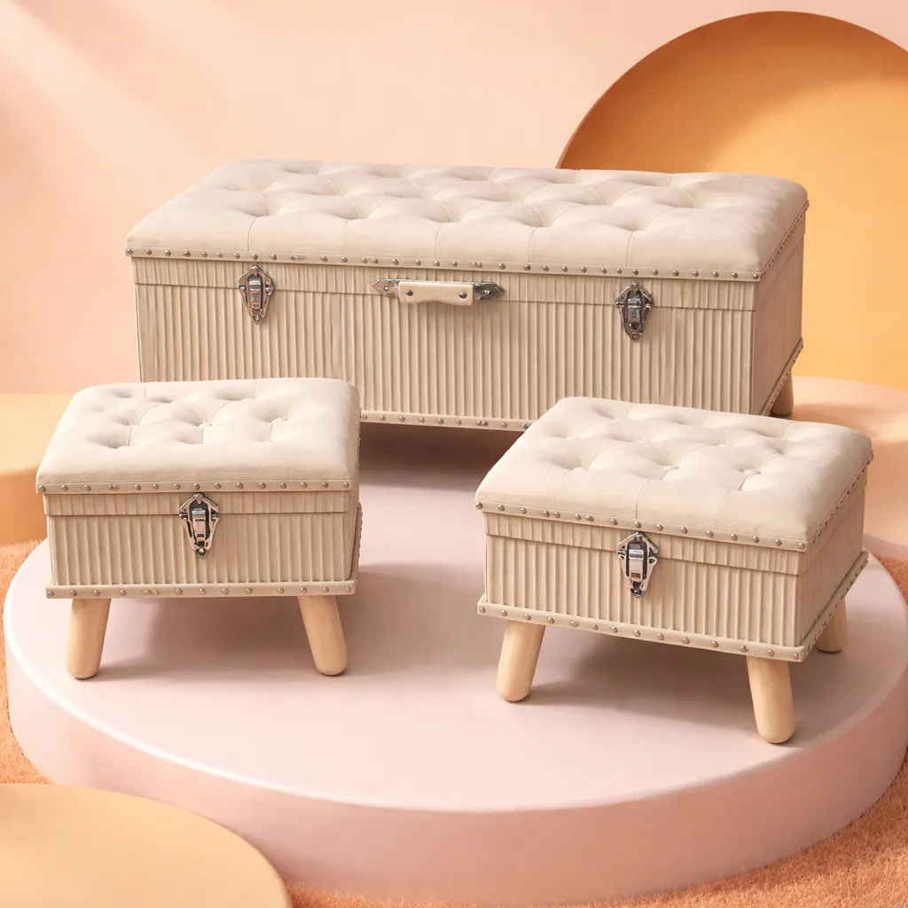 Ivory Luxe Storage Box Set.webp