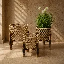 Cozy wicker baskets in warm light.webp