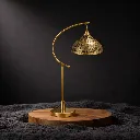 Golden glow on a brass lamp.webp