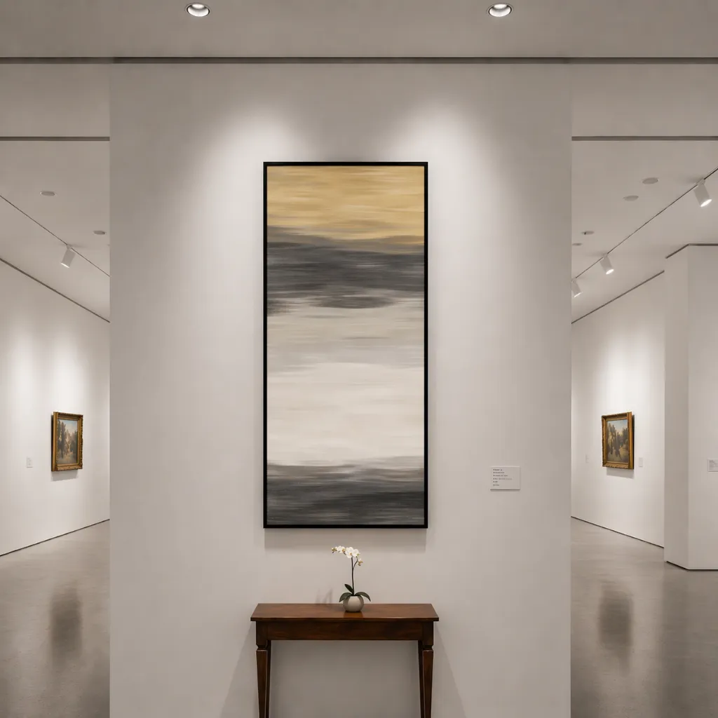 Quiet gallery with abstract artwork.webp