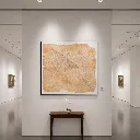 Minimalist art gallery with abstract display.webp