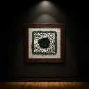 Minimalist artwork in focused spotlight.webp