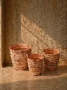 Sunlit terracotta still life arrangement.webp