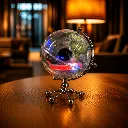 Warm glow and cosmic elegance.webp