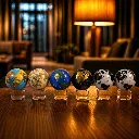 Warm cozy lounge with globes.webp