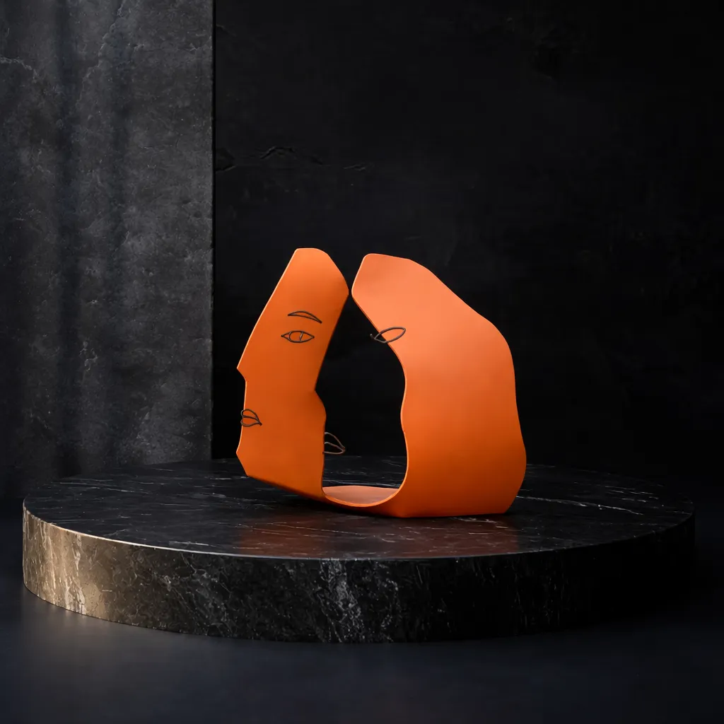 Abstract Dual-Tone Modern Sculpture.webp