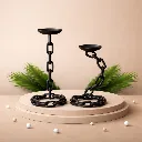 Abstract Metal Sculpture Set.webp