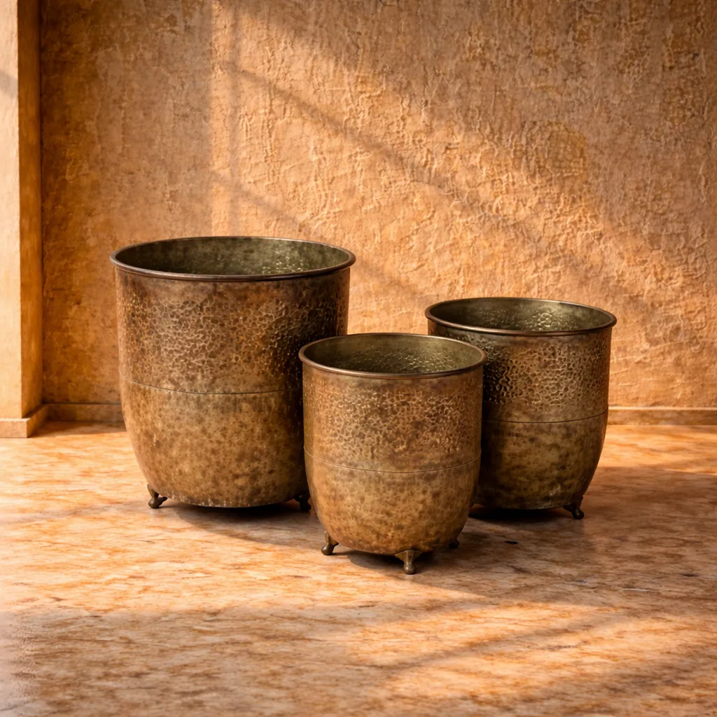 Aged Metal Planters.webp