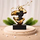 Artistic Flow Metal Sculpture.webp