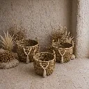 Boho Fringe Storage Basket Set.webp