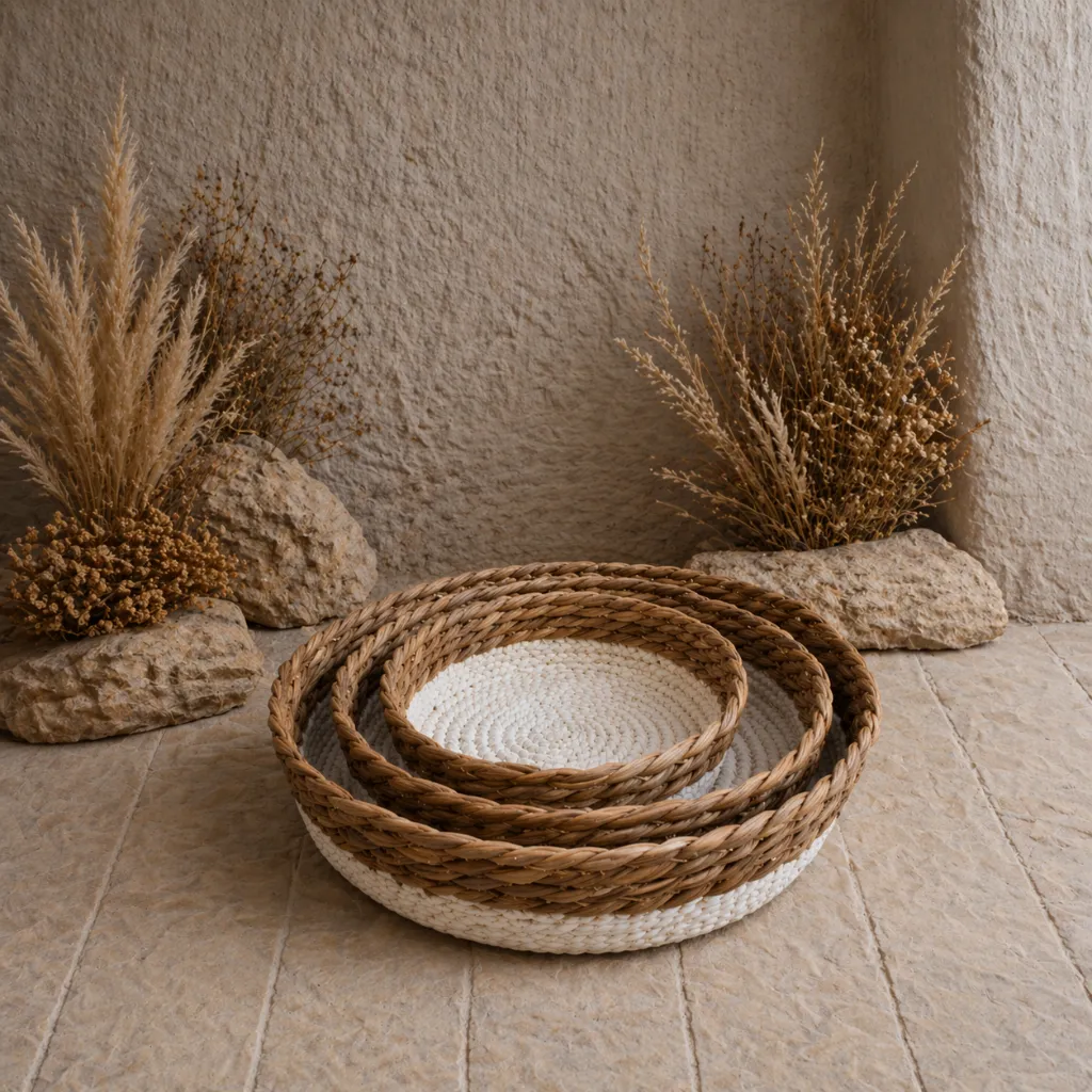 Braided Rim Serving Tray Set.webp