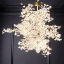 Golden Bloom Chandelier.webp