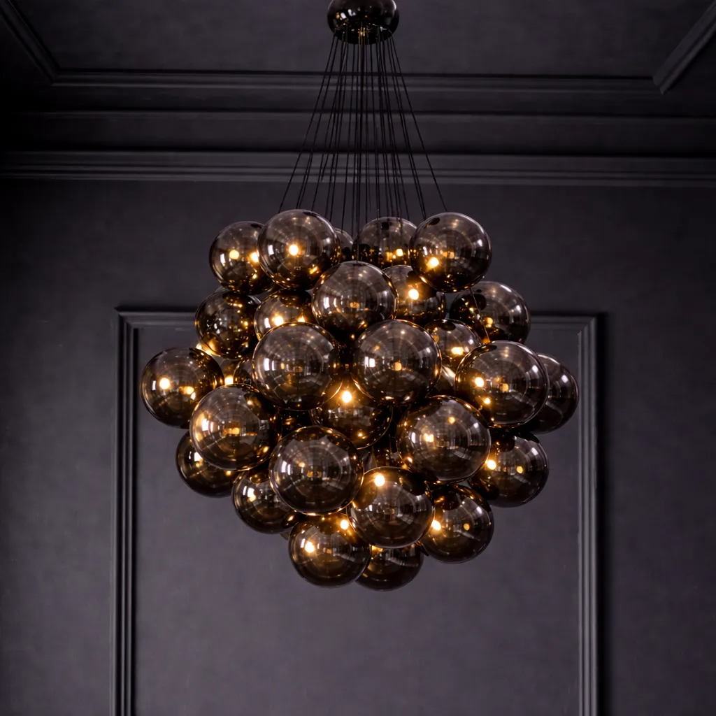 Noir Orb Chandelier.webp