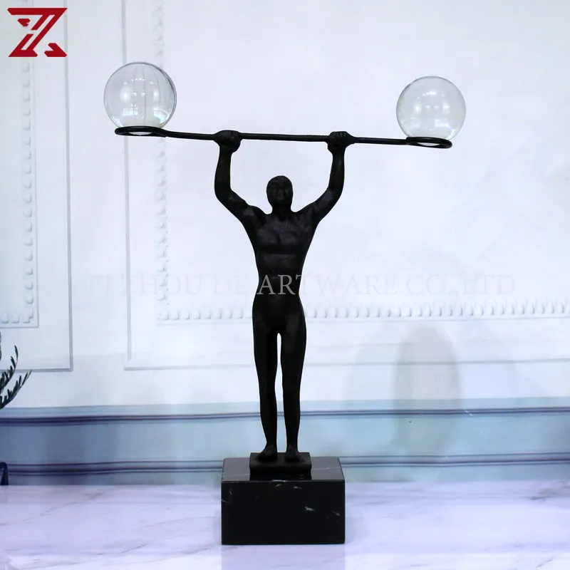 European-Cast-Iron-Weightlifting-K9-Crystal-Ball-Sport-Decoration-Marble-Panels-Black-Metal-Wrought-Home-Decor-Figure.webp