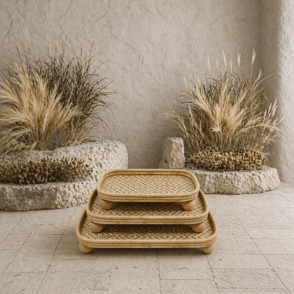 Rectangular Cane Tray Set.webp
