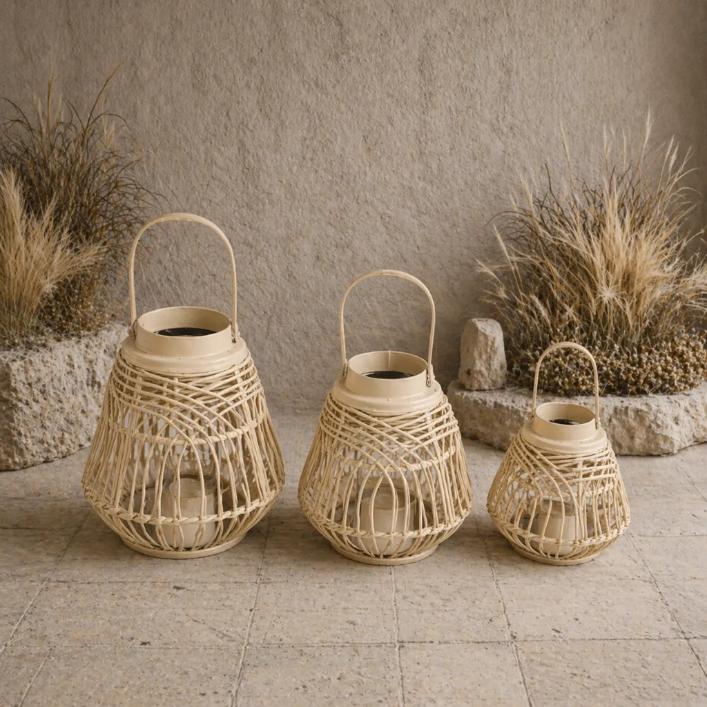 Elegant rattan lantern.webp