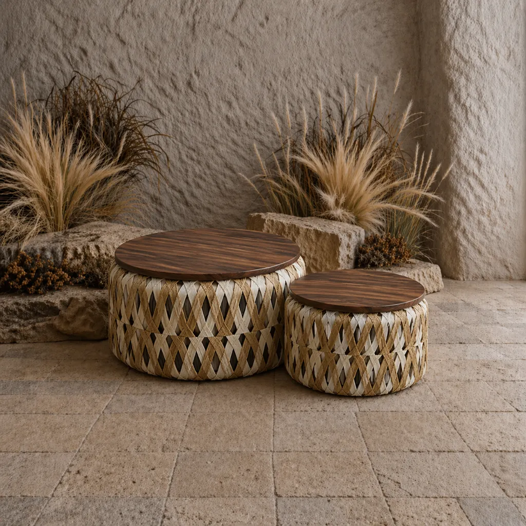 Patterned Wooden Nesting Tables.webp