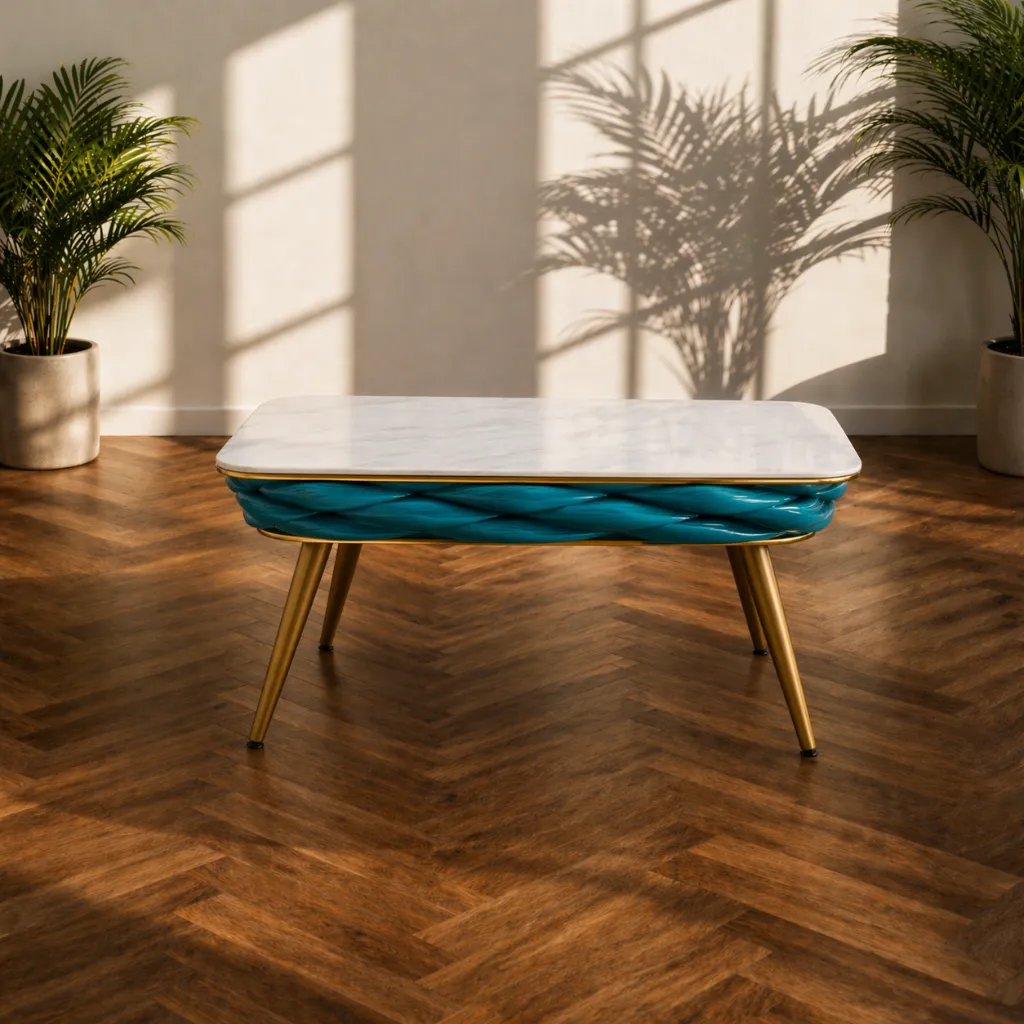 Modern Metal Accent Table.webp