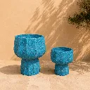 Blue textured planters.webp