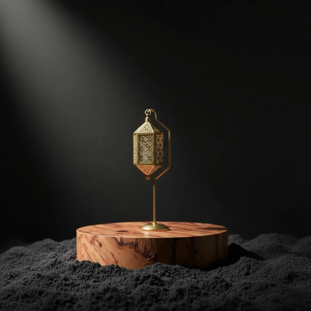 Regal Flame Brass Lantern.webp