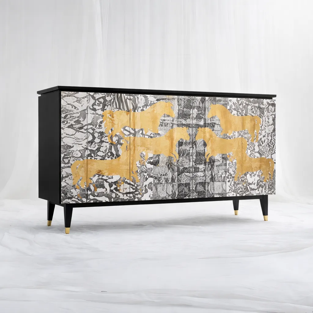 [Co-069] Gilded Stallion Cabinet