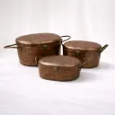 Cocoa Nesting Round Boxes