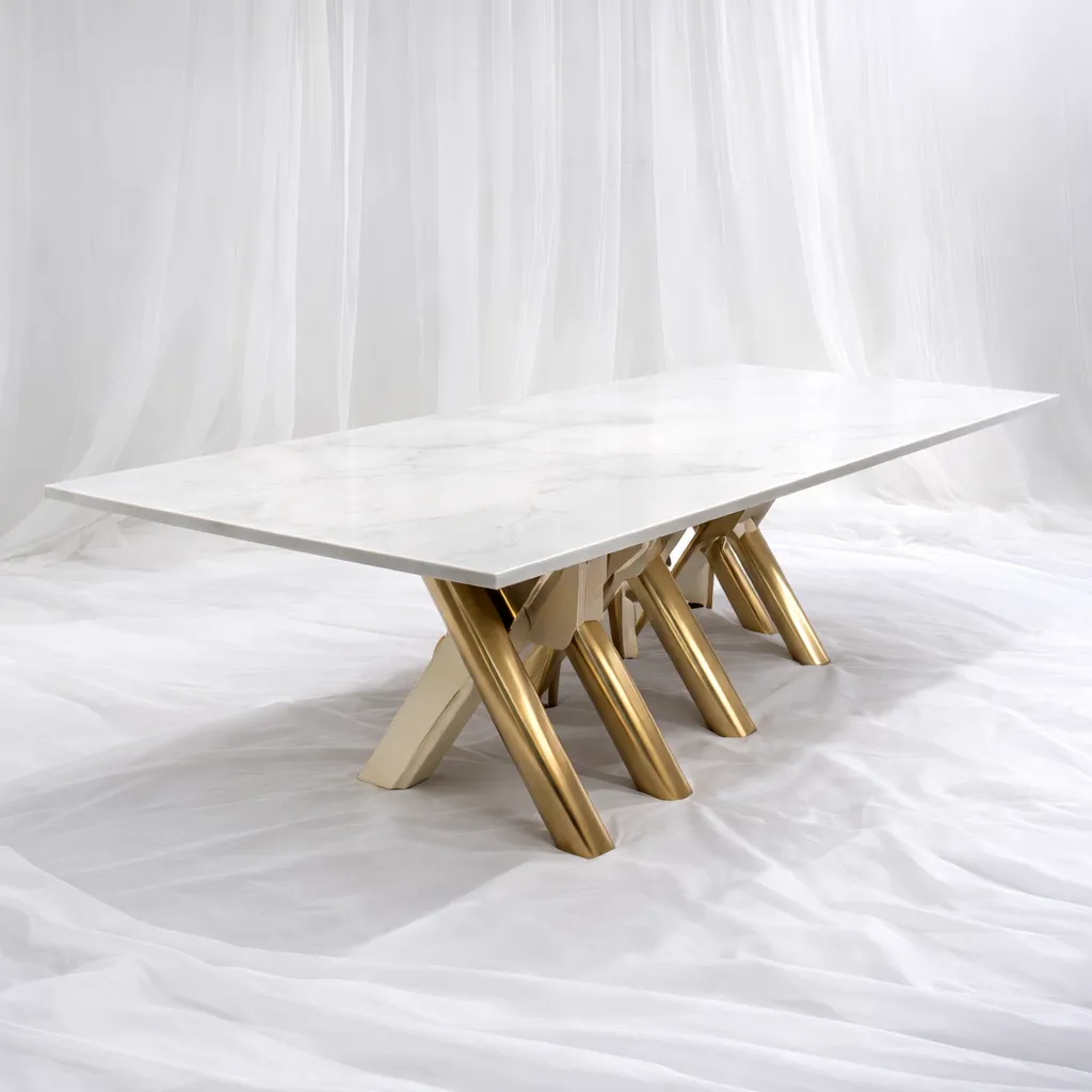 [Dt-111] Aurum Strata Dining Table