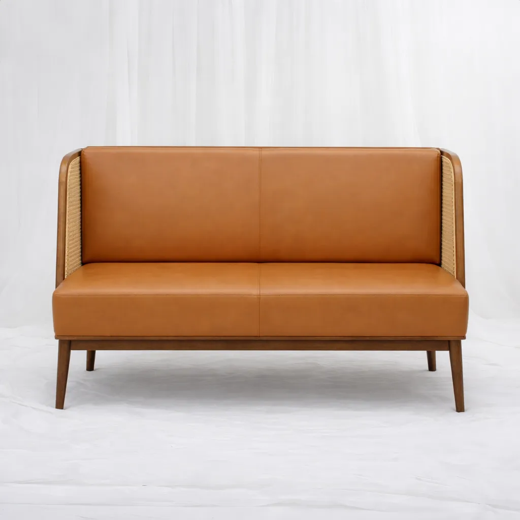 [Sof-136] Cognac Royale Sofa
