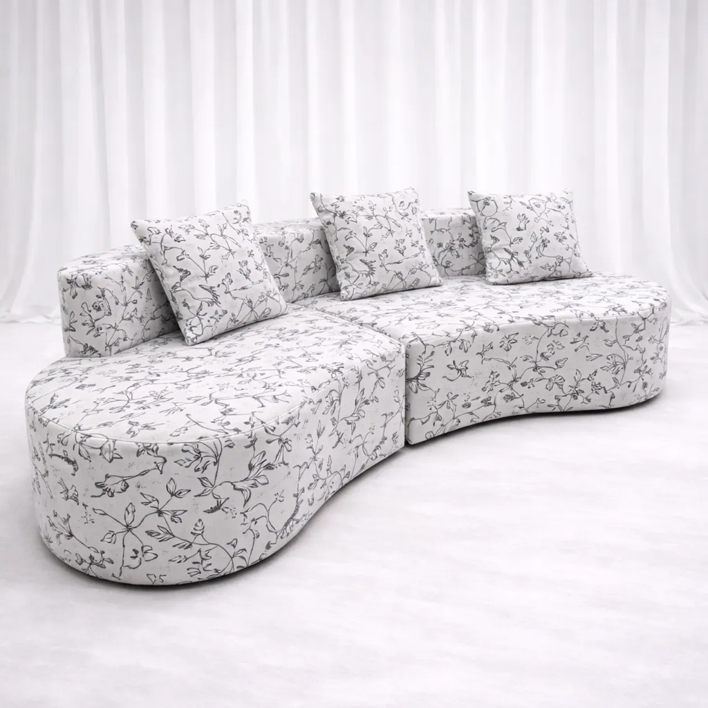 [Sof-140] Luna Curve Sofa