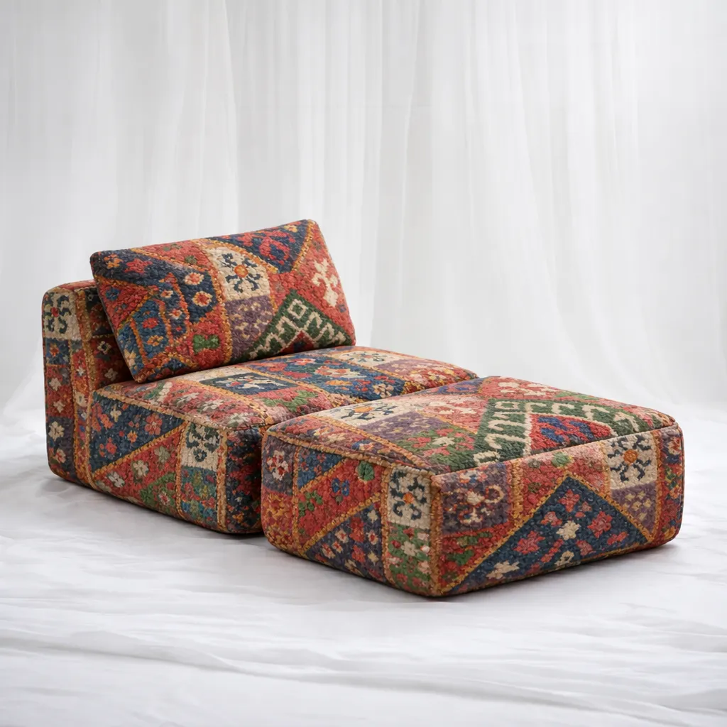 [Ss-155] Élan Modular Lounge (Heritage Kilim Pattern)