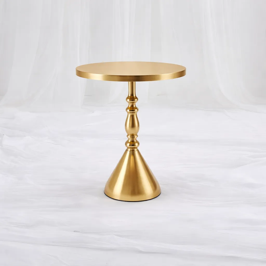 [tab-180] Gold Side Table