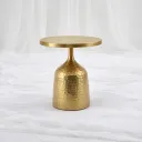 Hammered Brass Table