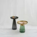 Modern Pedestal Side Table Set