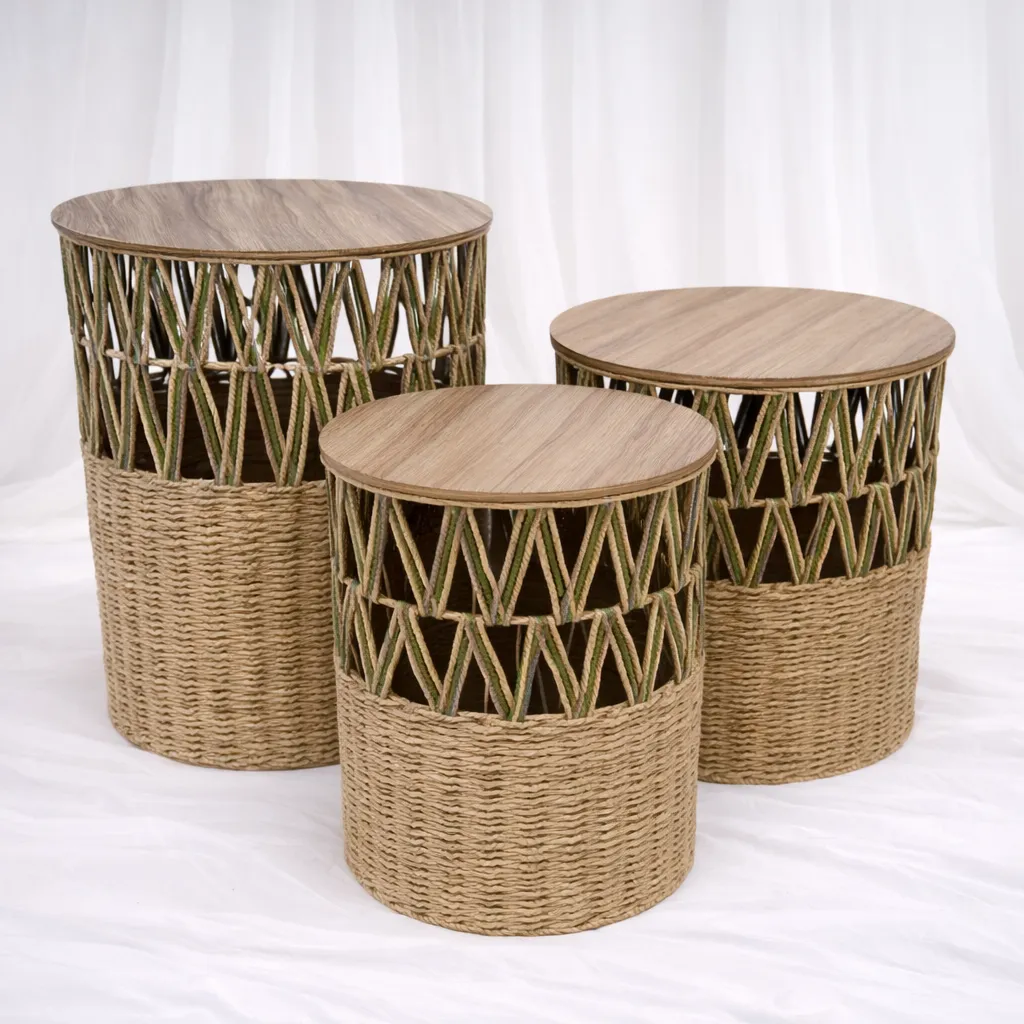 [RT-256] Atlas Cane Pedestal Trio