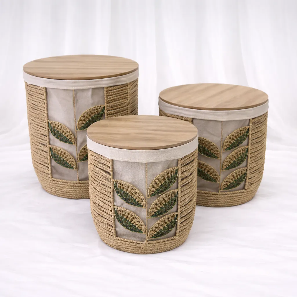 [RT-259] Bali Cane Storage Set