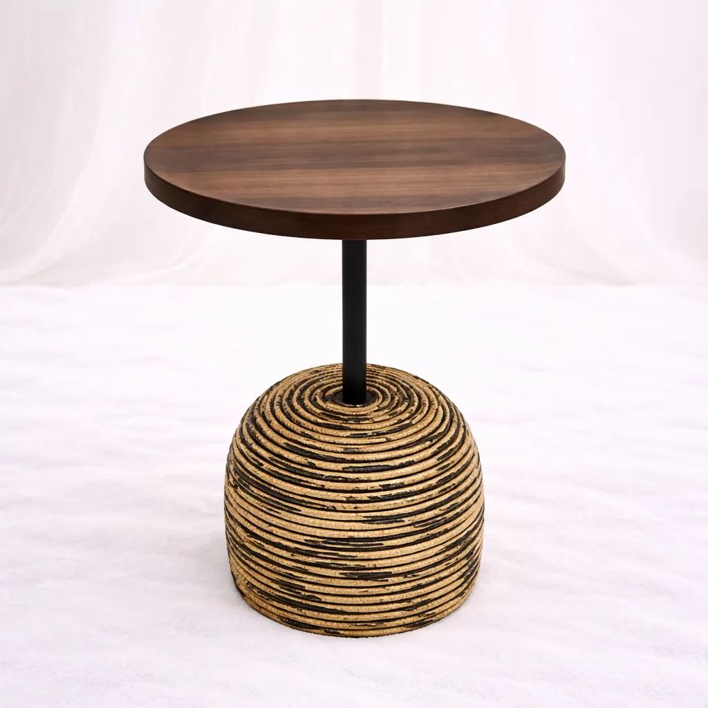 [RT-266] Monaco Rope Pedestal Table