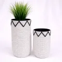 Nordic Edge Artisan Planter Set