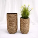 Riviera Classic Weave Planter Set