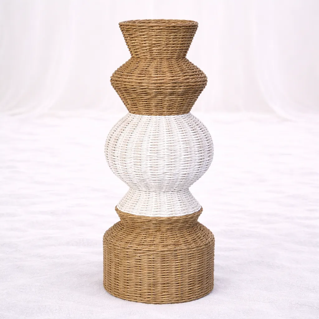 [RVP-328] Marbella Sculpted Artisan Vase