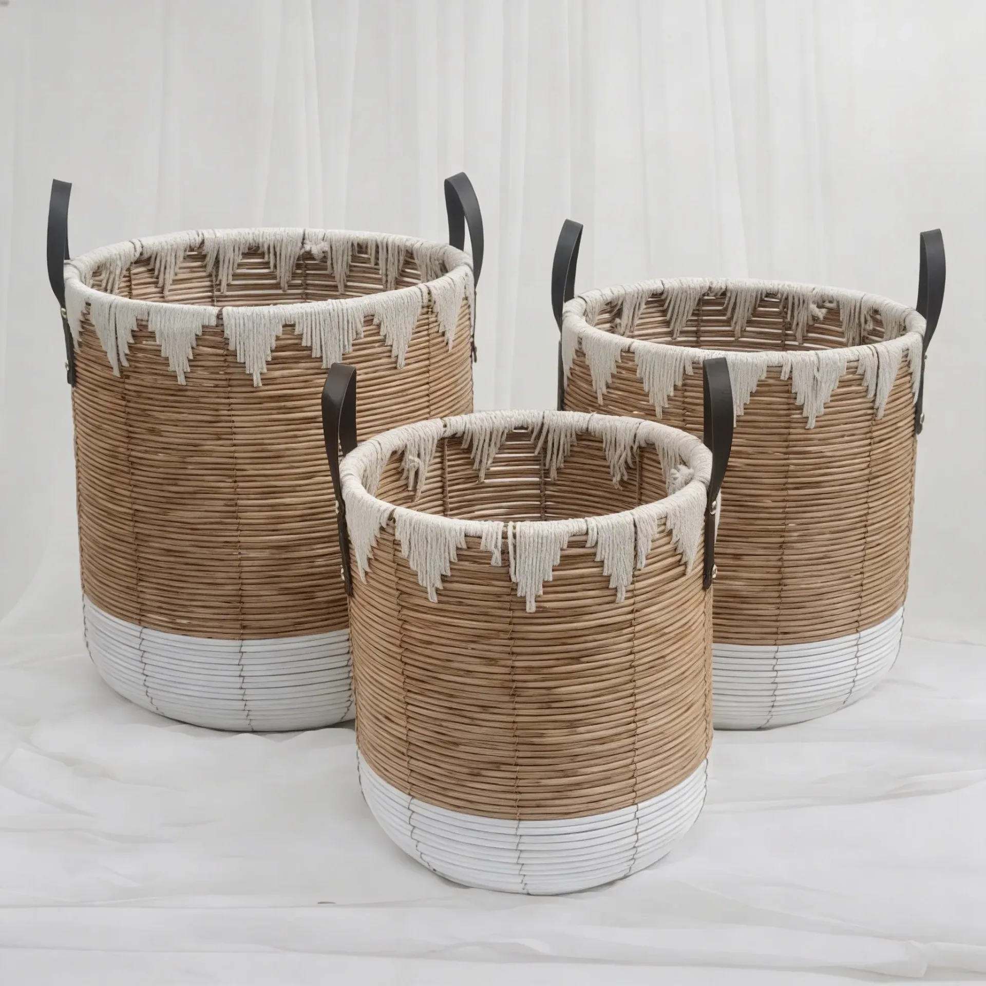 [RB-356] Boho White Trim Trio