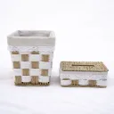 Ivory Check Storage Set