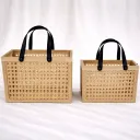 Royal Wicker Market Bag