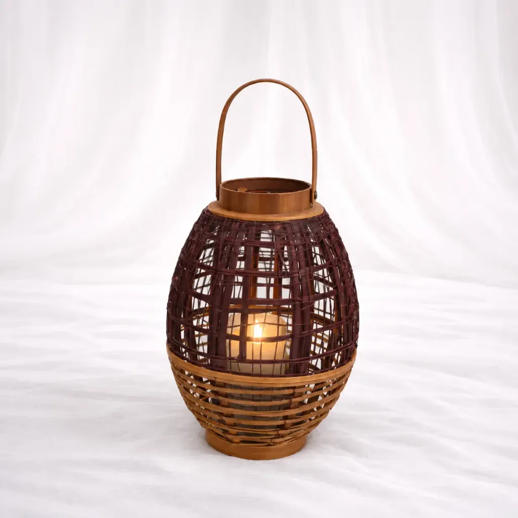 [RLS-391-S] Amber Dusk Lantern Set (S: 24*24*37)