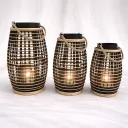 Monaco Weave Lantern Trio