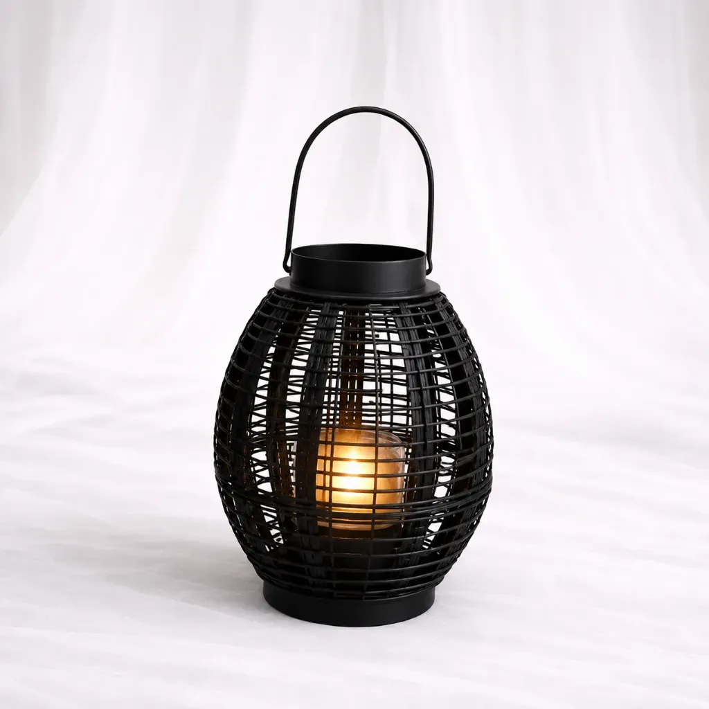 [RLS-401-S] Noir Haven Lantern Set (S: 24*24*37)