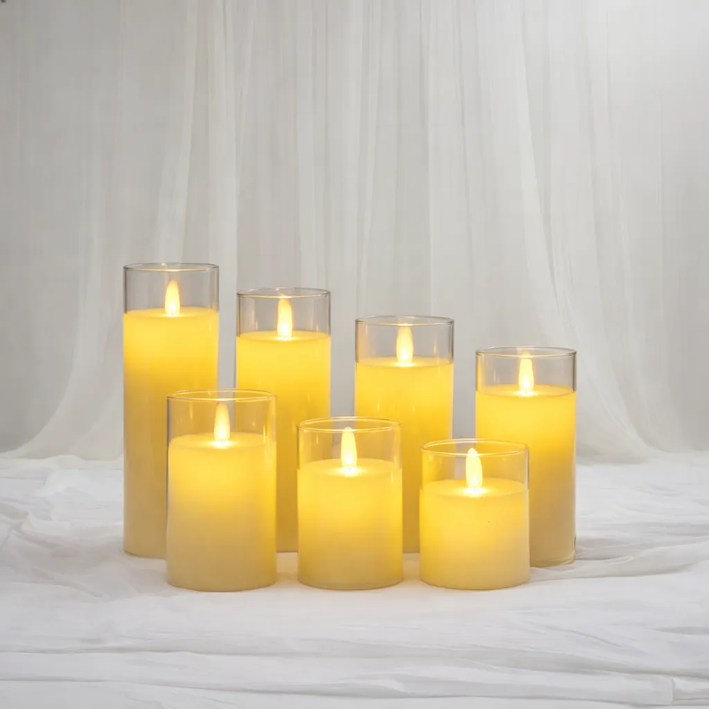 [Cs-452] LED Candles with Soft Glow