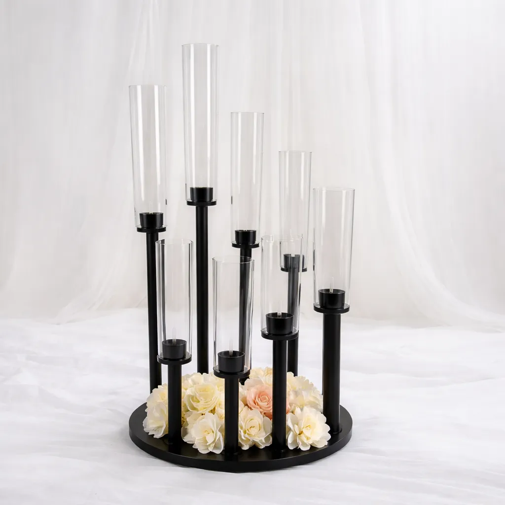 [Cs-454] Midnight Bloom Luxe Candle Stand