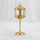 Elegant Gold Lantern with Intricate Details