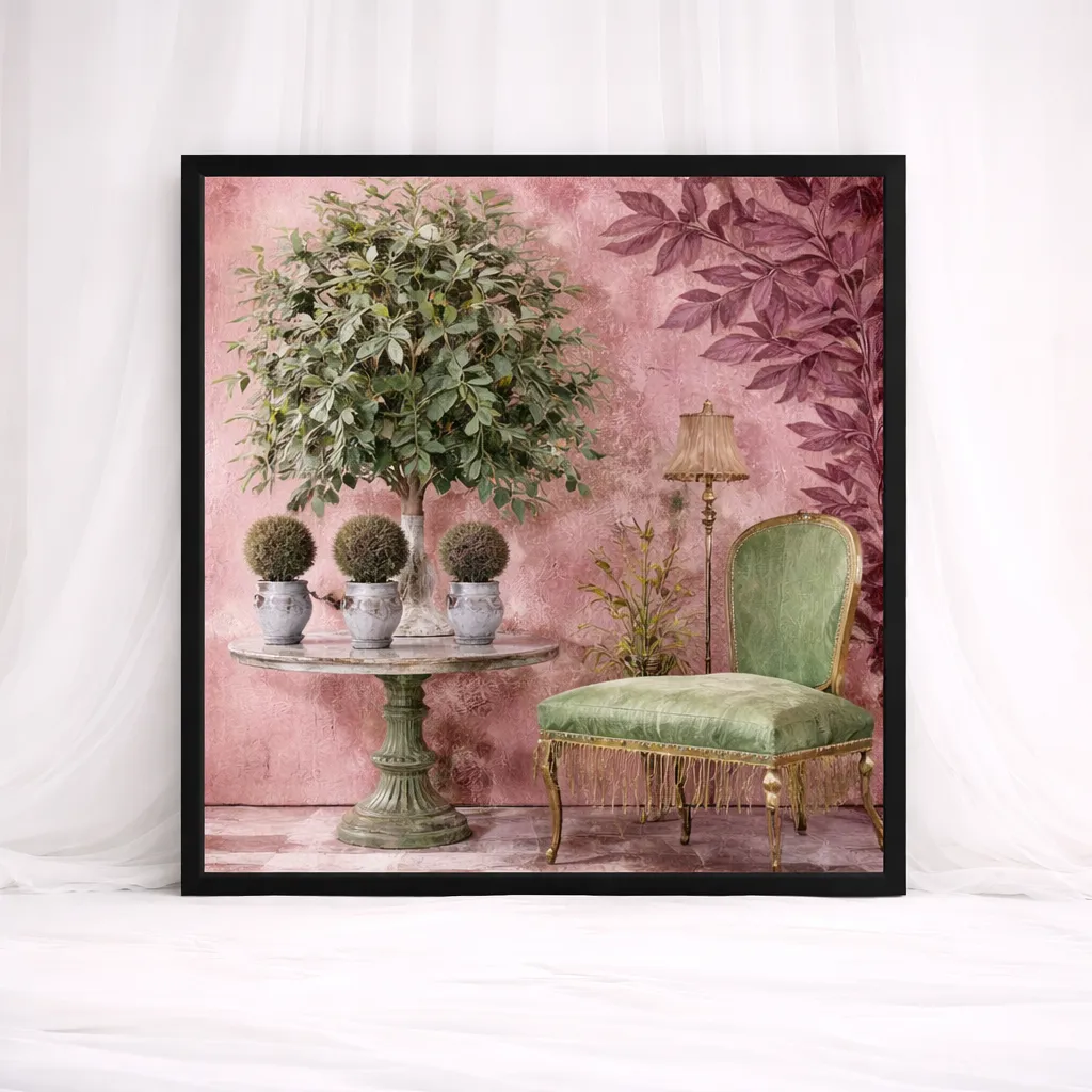 [Wa-577] Blush Courtyard